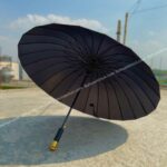 ( কালো ) ২৪ শিকের প্রিমিয়াম ছাতা - Image 2