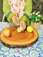 প্রিমিয়াম মেহগনি উড ন্যাচারাল চপিং বোর্ড - Image 3